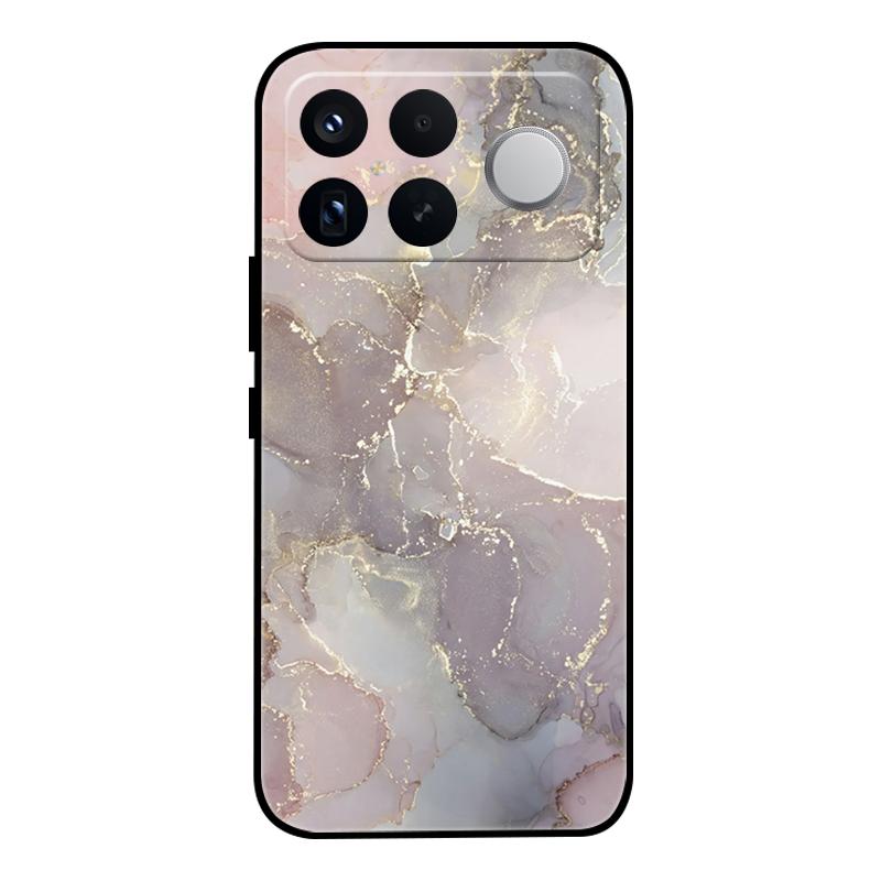 For Xiaomi Poco F8 Ultra Case Marble Painted Soft Matte Silicone Back Cover For Poco F8 Pro Redmi K90 Pro Max Full Phone Shell