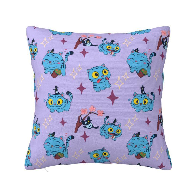 Vlastní povlak na polštář v severském stylu Kpop Hunter Demons 40x40cm Polyester Huntrix Povlak na polštář na pohovku Čtvercový povlak na polštář