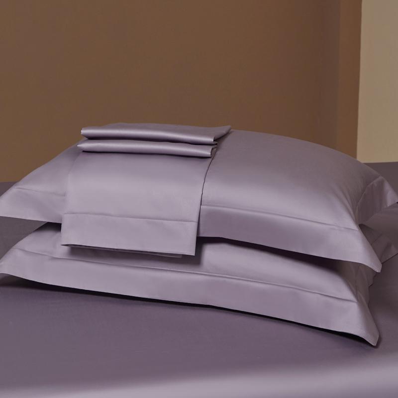 Premium Long-Staple Cotton Pillowcase Set - 100% Pure Cotton, Solid Color, 48x74cm (2-Pack)