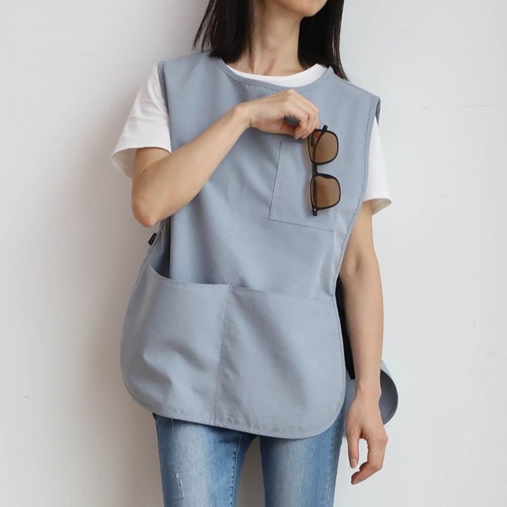 Japanese Household Kitchen Apron Adjustable Salon Barber Cape Waterproof Work Clothes  Outdoor