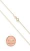 Miabella Italian 925 Sterling Silver or 18K Gold Plated Small Cross Pendant Necklace for Women, 18-inch Chain Included, Made In Italy, 22mm X 12mm,