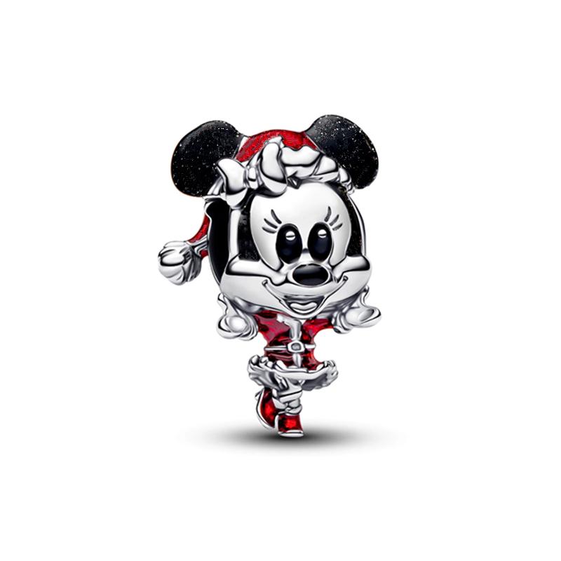 New Miniso Mickey And Minnie Series Charm Beads Original Ideal For Bracelet Donald Duck Beads Charm Women's Fine Jewelry