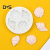 Bezzapachowa muszla muszli wielokrotnego użytku Przydatna muszla silikonowa z 4 wnękami