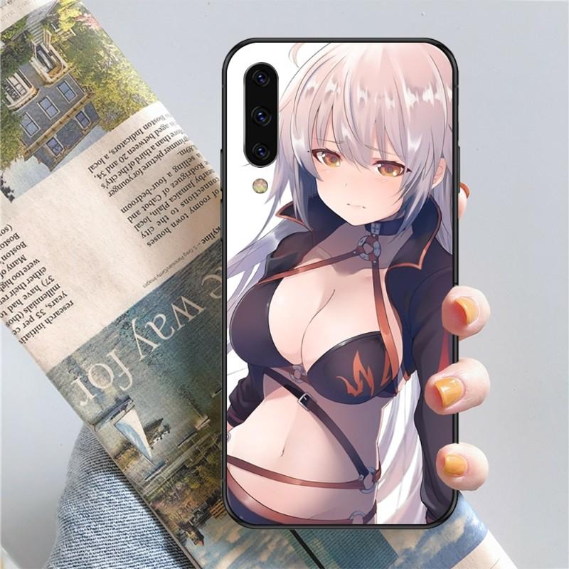 Roztomilý 86 Eighty Six Lena Kryt na telefon Pro Samsung Note 9 10 20 Plus Pro Ultra J6 J5 J7 J8 Měkký Černý Kryt na telefon