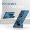 Magnetic Case for Samsung Galaxy S24/S25 Ultra A14/A15/A16 A25/A26 A35/A36 A54/A55/A56, Heavy Duty Shockproof with Kickstand