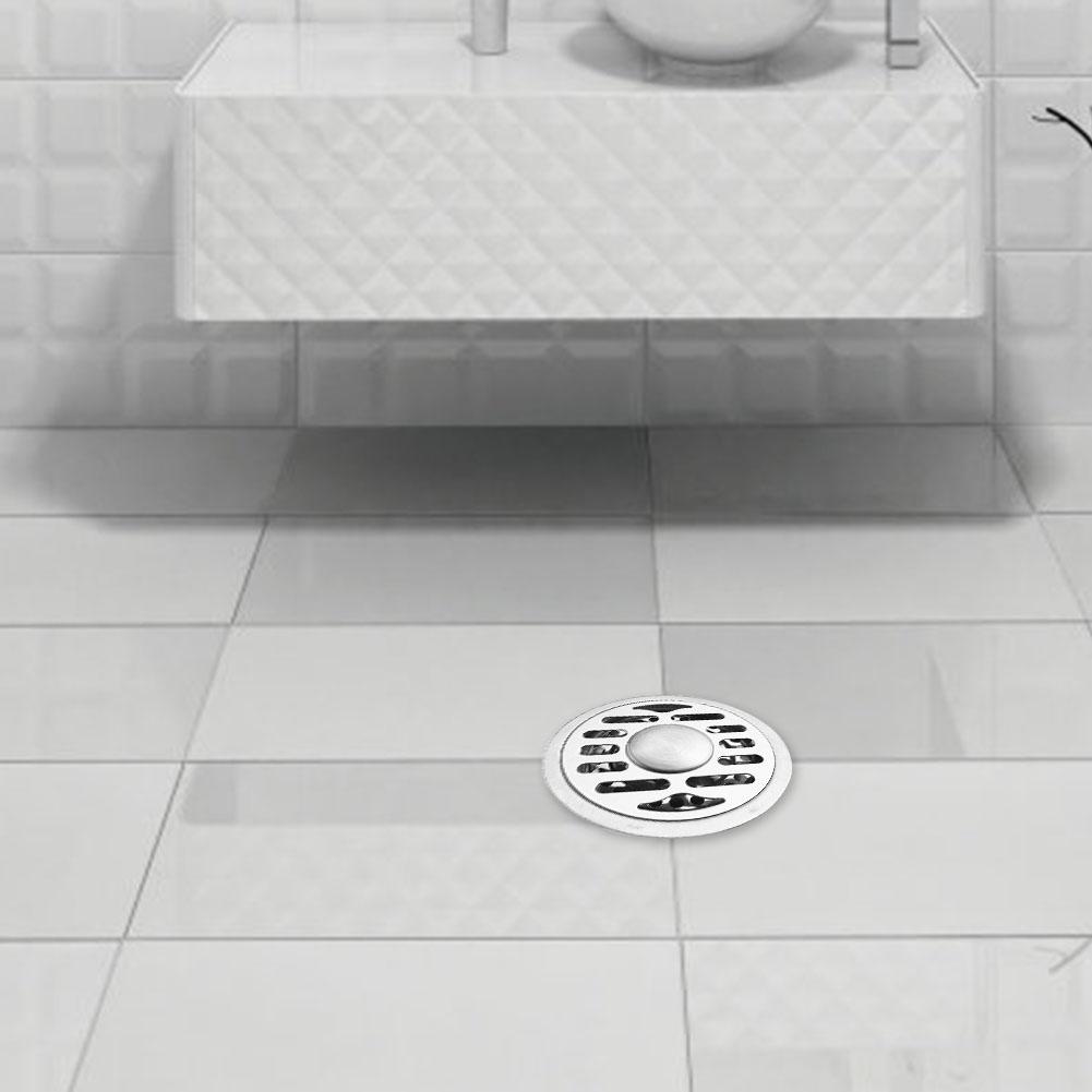 Stainless Steel Bathroom Floor Drain Waste Drainer Drainage Grate (S)