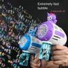 2025 Stitch Electric Bubble Gun Kids Toy Bubbles Machine Automatic Soap Blower With Light Outdoor Games Boys And Girls Gift