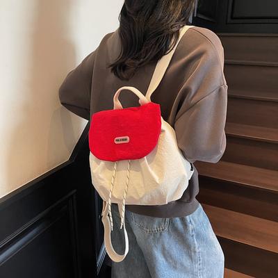 Lightweight Casual Backpack Bag Women's 2025 New Simple Nylon Cloth Simple Versatile Handbag Travel Backpack