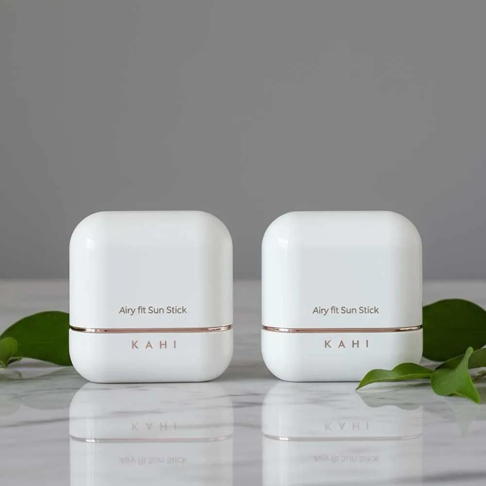 KAHI Airy Fit Sun Stick 14g (2 Pieces) Matte Fit Organic Sunscreen Non-sticky
