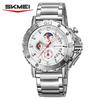 Skmei Watch for Men Top Brand Luxury Big Dial Stainless Steel Waterproof Chronograph Wristwatches with Date