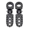 Universal Front Footrests Foot Pegs Fit for Motorcycle with 1.25" Bars
