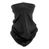 Outdoor MultiPurpose Scarf Breathable UV Face Cover Headband Washable(Black )