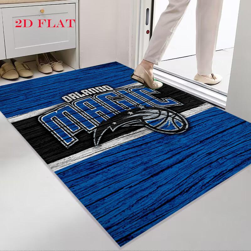 Orlando Magic Blue Logo Print Carpet Suitable For All Seasons Doormat Art Office Chair Cushion Bathroom Mat