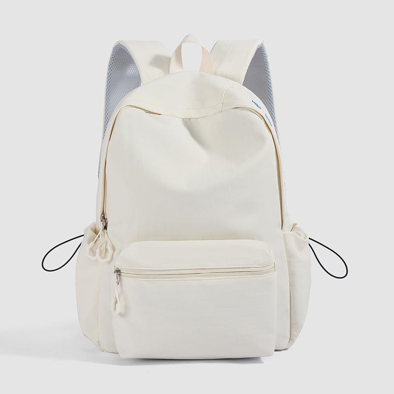 New schoolbag for women, INS style campus minimalist lightweight backpack, Korean style versatile forest-style middle and high school backpack