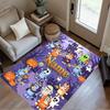 Halloween Bluey Family Personalized Text Area Rug Design for Entryway Dining Room Living Rooms Decorate Room Antislip Carpet Decorate Offices