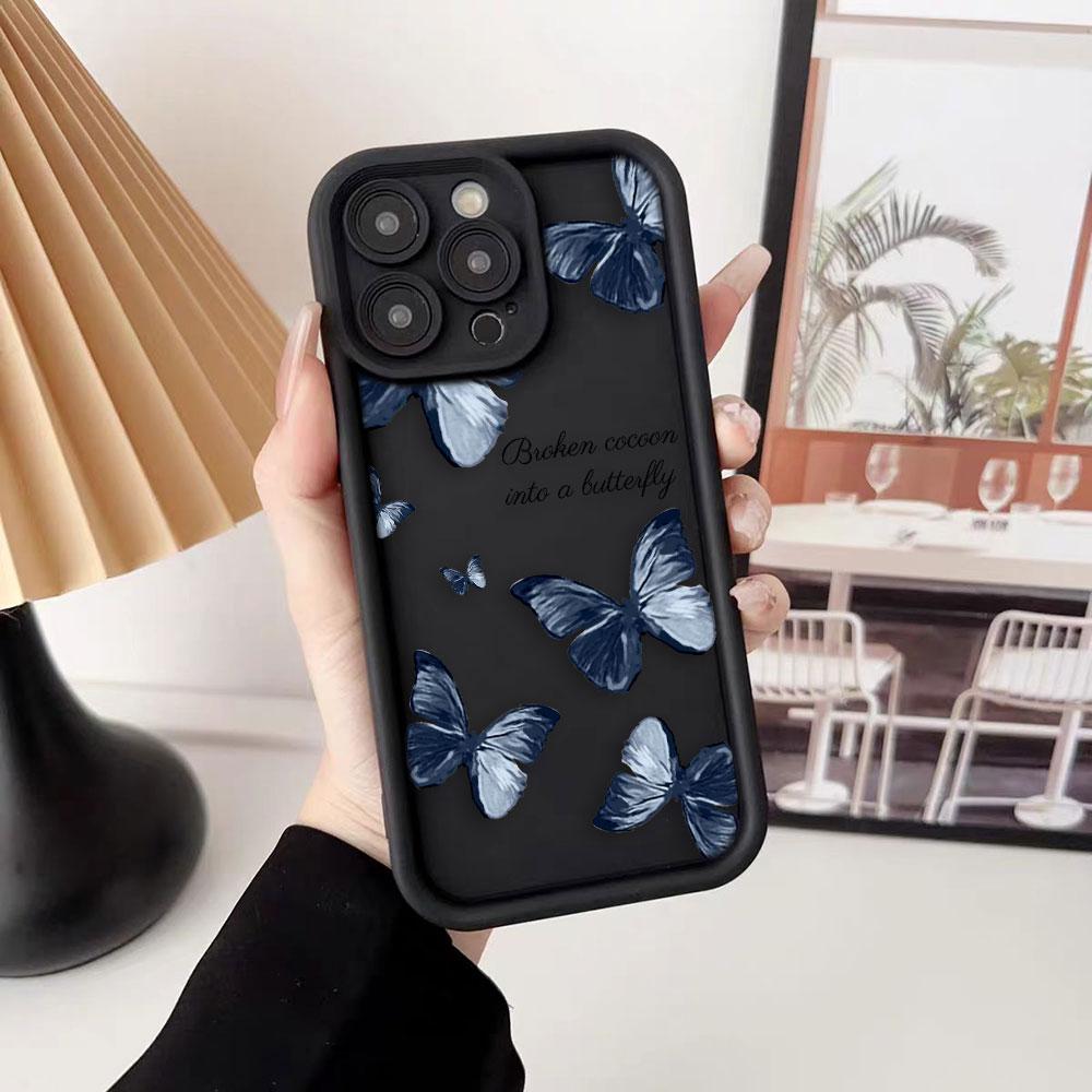 Pretty Purple Butterfly Cover Phone Case For HONOR 400 90 Lite 300 200 70 50 20 10i 9X 8X PRO 5G Silicone Case DIY Shell Funda