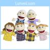 Creative Open Mouth Full Family Hand Puppet Plush Doll Toy For Roleplaying And Storytelling