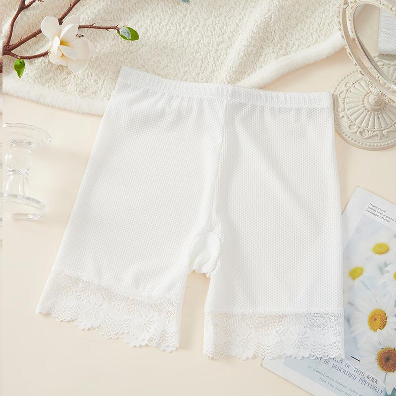 Lady Summer Silk Two In One Seamless Anti-Slip High Waist Underpants