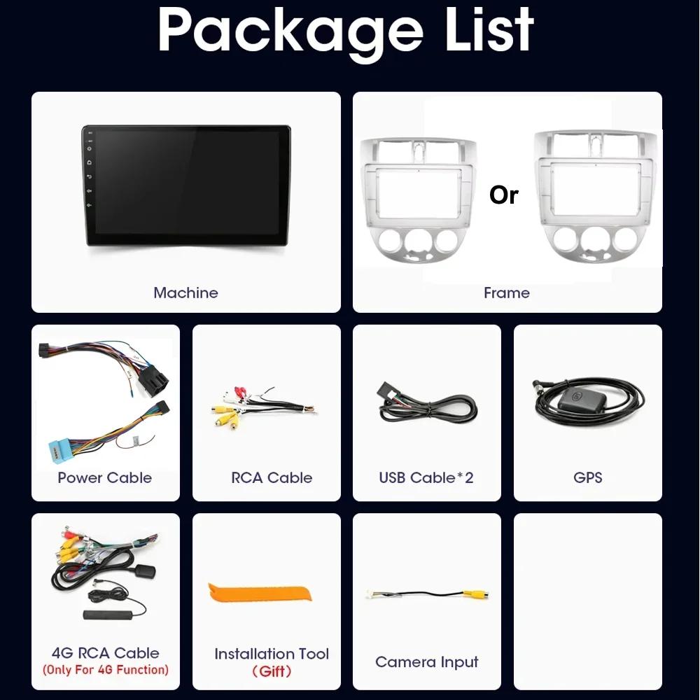 Android 12 Carplay For Buick Excelle HRV 2004-2013 Chevrolet Lacetti J200 Car Radio Multimedia Player Navigation GPS Head Unit