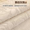 3D Rose Velvet Sofa Cushion Winter Thick Anti Slip Sofa Cover Towel Light Luxury One-piece Splicing Tassels Modular Sofa Cover