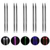2Pcs Acrylic Light Up Drum Sticks Colorful Fluorescent Drumsticks Cymbals for Drums  Drummer Gifts