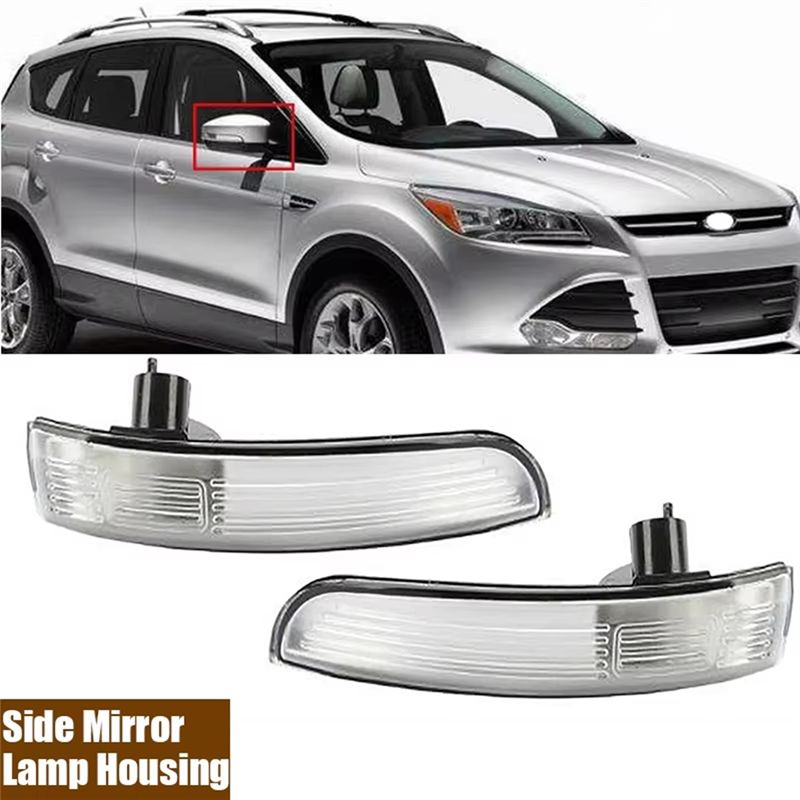 Rearview Side Mirror Turn Signal Light Lamp Lampshade Replacement For FORD KUGA Escape ECOSPORT 2013-2019 A1
