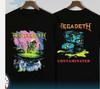 Megadeth Contaminated Tour 1989 Tee Men Cotton Gifl  Unisex T-Shirt