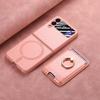 Samsung Z Flip6 Carbon Fiber Phone Case with Magnetic Card Holder for Z Flip5