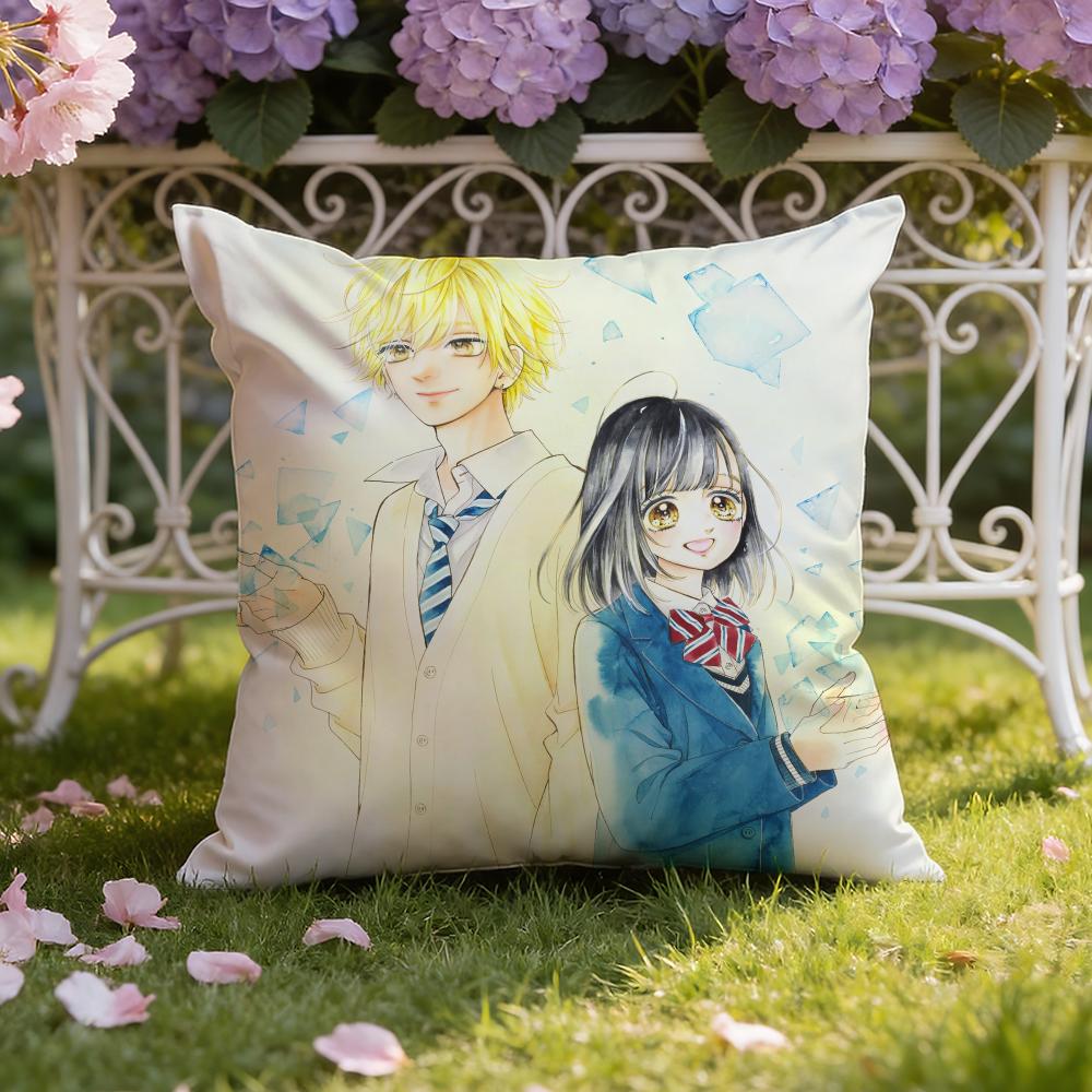 H-Honey L-Lemon Soda Cushion Cover Home & Car Dual-Scene Pillow Cover: Reversible for Premium Comfort