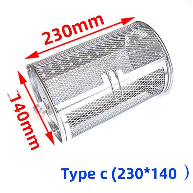 Modern Stainless Steel Roasting Basket With Removable Design For Oven Nut And Seed Preparation