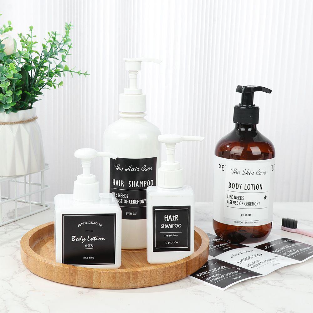 Label Identification Sticker Refillable Bottles Marker Stickers Classification Tags Cosmetic Label