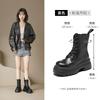 Augustine Martin boots new autumn British style platform casual short boots Maillard medium boots