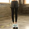 Woman Gym Running Yoga Sports Pants Breathable Fake Two Piece Track Pants Women