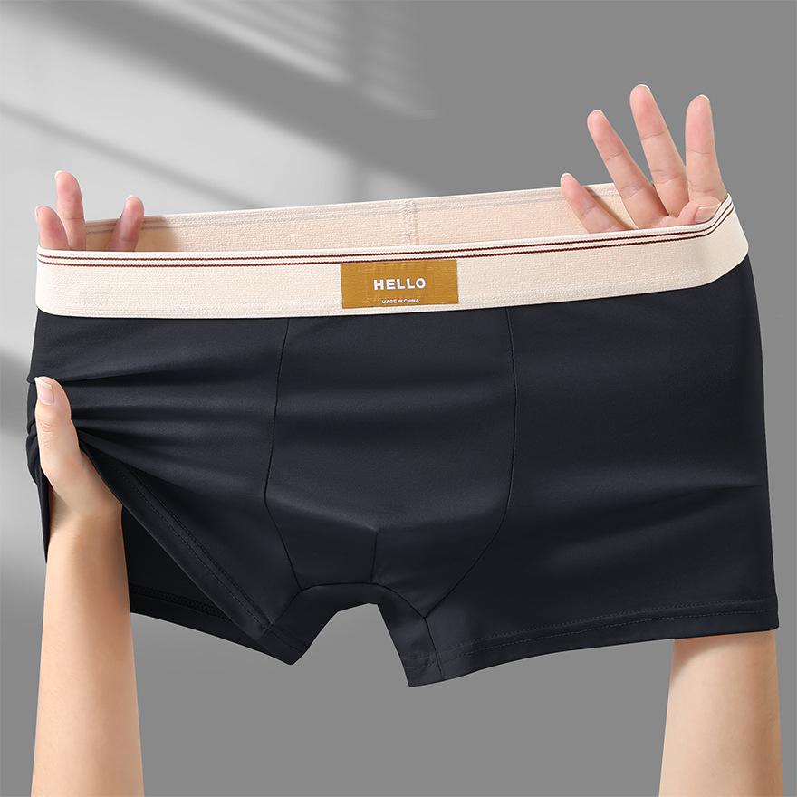 [New Arrival] Men's Youth Mid-Waist Boxer Briefs - Large Size Shorts