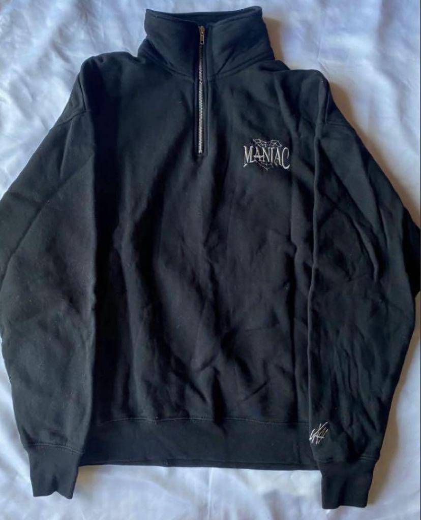 [USED] straykids MANIAC Unconstructed Half-Zip Hoodie Sweatshirt