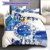 Cruzeiro Esporte Clube Pattern Bedding Home Decoration Birthday Gift (1 * duvet cover + 2 * pillowcase, without core)