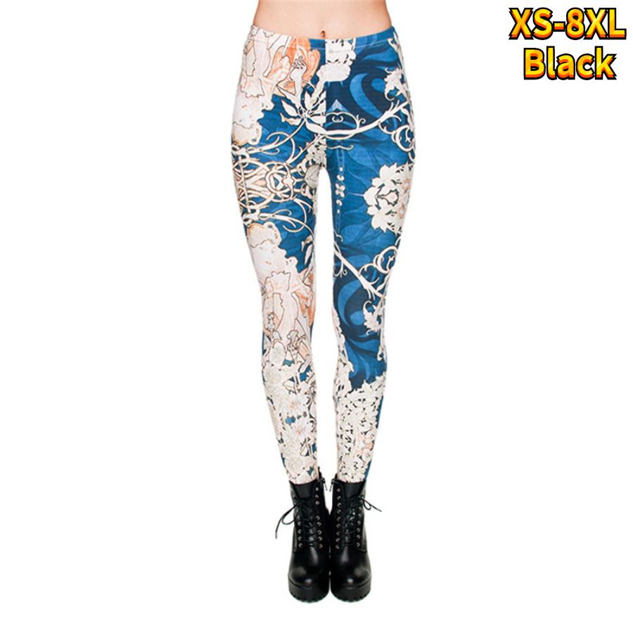 

Женские красивые принты роз, эластичные леггинсы для йоги, фитнеса, бега, тренажерного зала, спортивные активные брюки XS синий