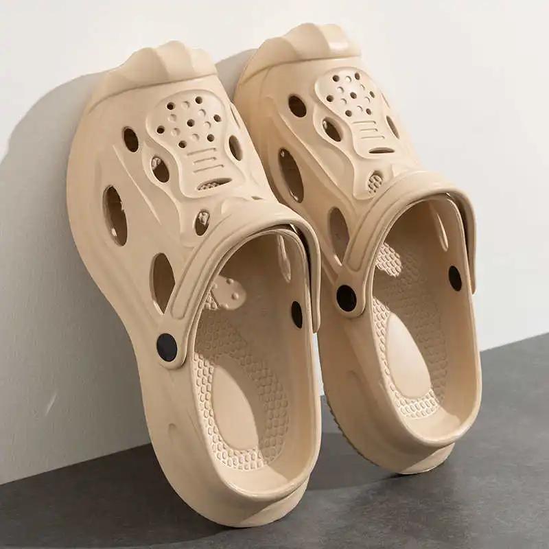 Fashion Mid Heels Low Heel Luxury Brand Man Slipper Sandals Sandals Summer Men's Breathable Shoes Sneakers Sport Tenisse Baskettes