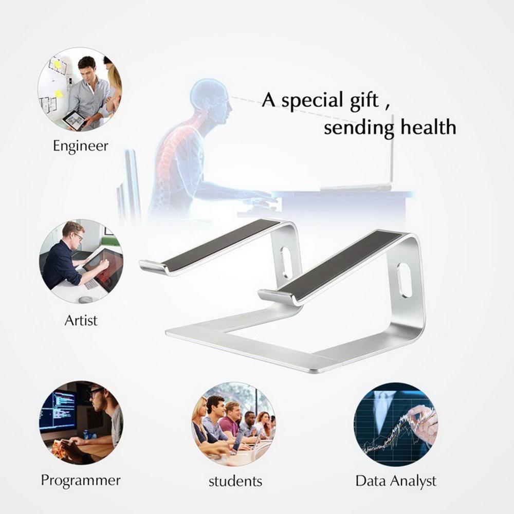 Laptop Stand Computer Holder Bracket Portable Non Slip Holder for Home Office Daily Use Student