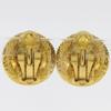 CHANEL COCO Mark Earring vintage Plated Gold 16.6g Women Used
