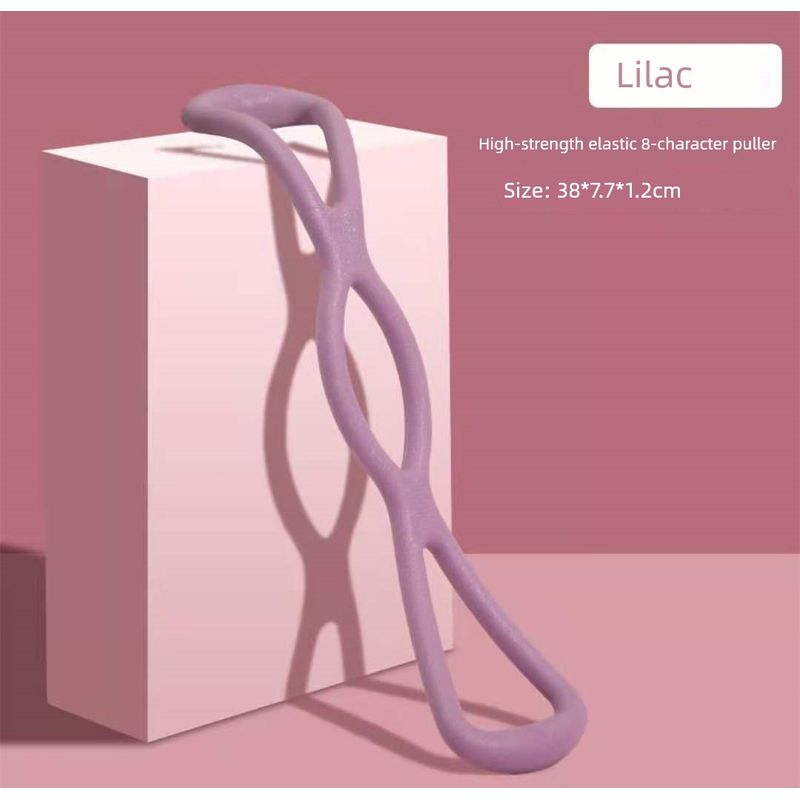 

Tpr8 Word Chest Expander Open Back Training Elastic String For Home Hand Shoulder Neck Stretch Strap Yoga Fitness Equipment Exercise TPR8 word Purple