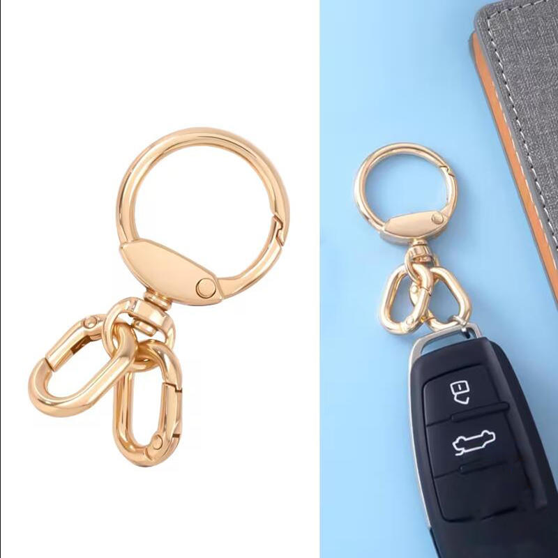 3 Stück Zinklegierung Schwenkkarabiner Metall-Drehverschluss für Tasche Handtasche DIY Hardware Zubehör