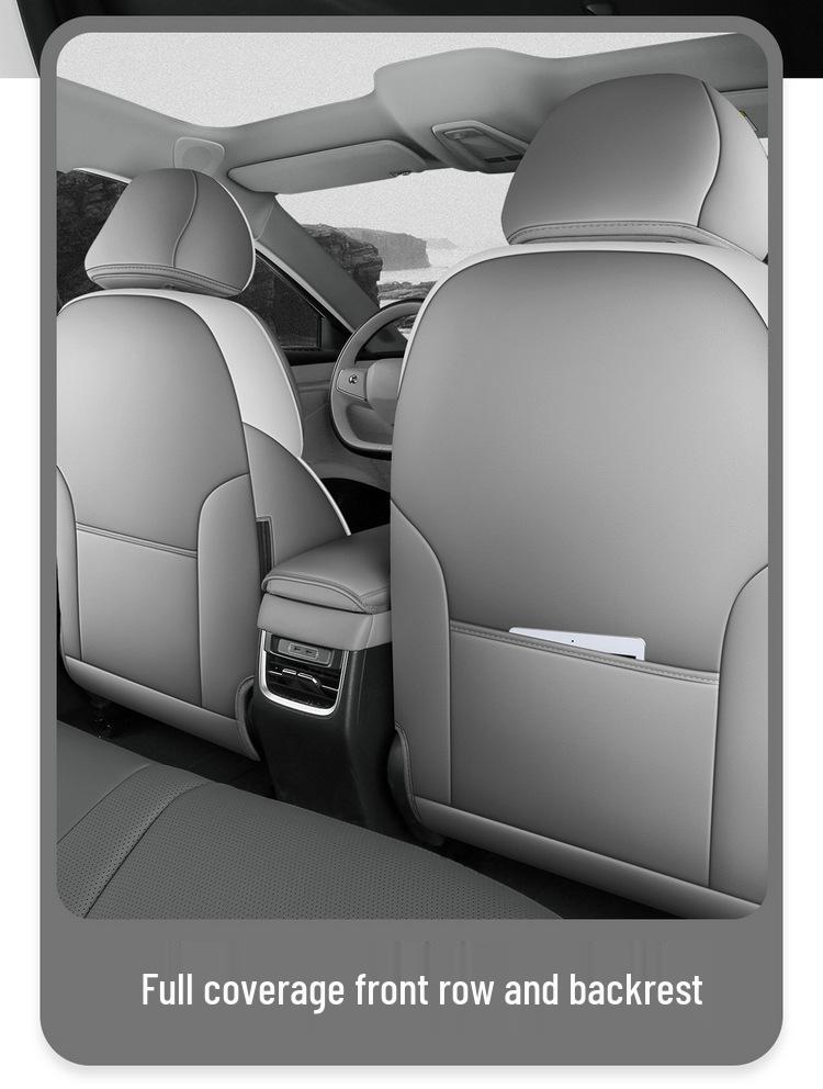 XPeng MONAM03 Leather Car Seat Cushion Set - Universal All-Season Full Coverage for Five Seats