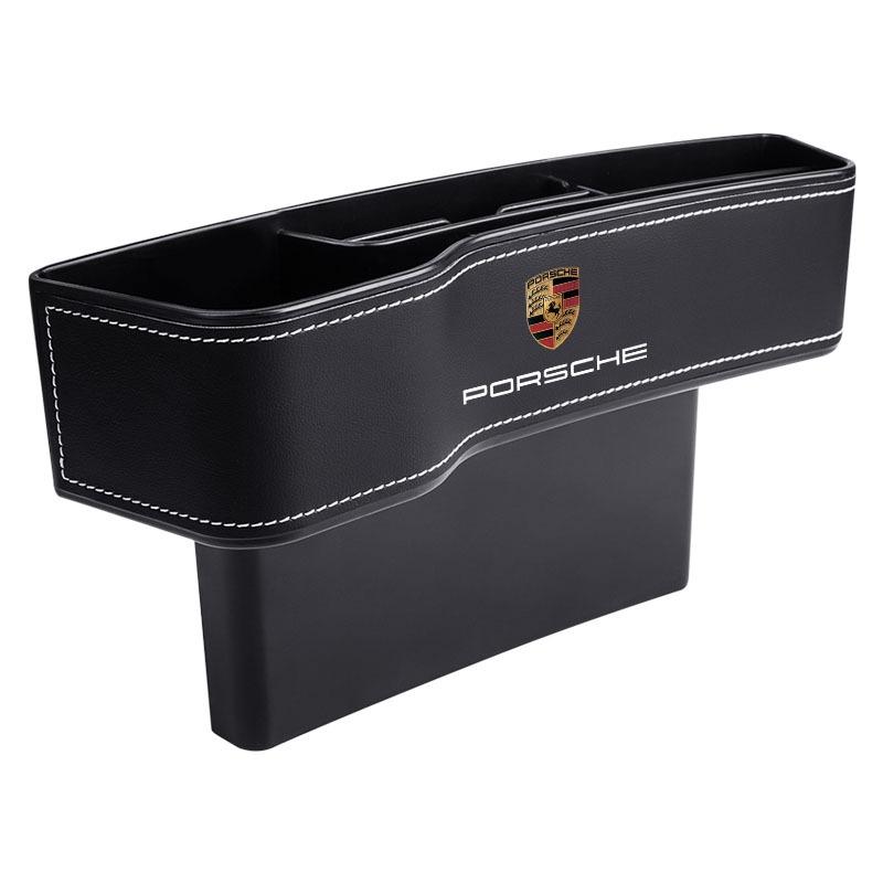 2 Piezas Organizador de Asiento de Coche Caja de Almacenamiento para la Ranura del Asiento Multifunción Artículos Para Porsche Boxster Cayenne Panamera Macan Cayman 911 918 996 917 991