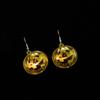 Pendientes de Clip Colgantes de Calabaza Eléctrica Pendientes de Gato Negro con LED Calavera Pendientes Colgantes Luminosos Regalo