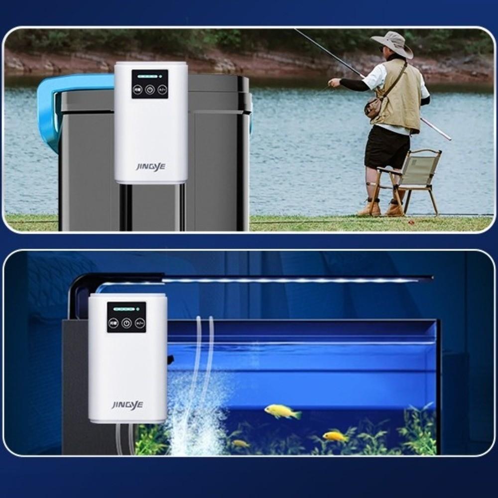 Ultra-Quiet Aquarium Oxygen Pump Low Noise Fishing Oxygen Pump Fish Tank Aerator  Outdoor Fishing