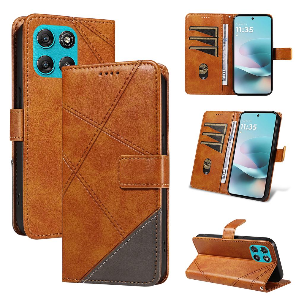 Magnetic Card Solt Wallet Flip Leather Phone Case For Motorola G56 G06 G86 G05 G75 G35 Edge 60 Pro 50 Fusion Stand Holder Cover