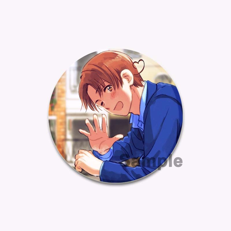 

32/44/58 мм Hetalia World Stars аниме круглая брошь ручной работы изысканные эмалированные булавки для лацкана для подарочной одежды шляпа аксессуары для рюкзака 44mm