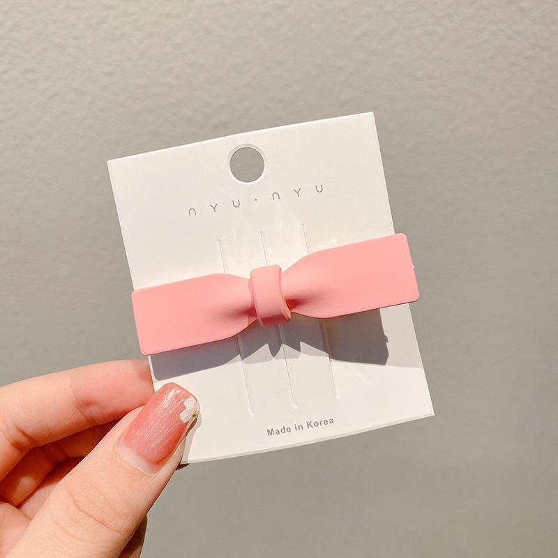 

Розовая заколка для волос «Дофамин»: Бесшовная круглая заколка Y2K - Милая маленькая боковая заколка для челки для женщин