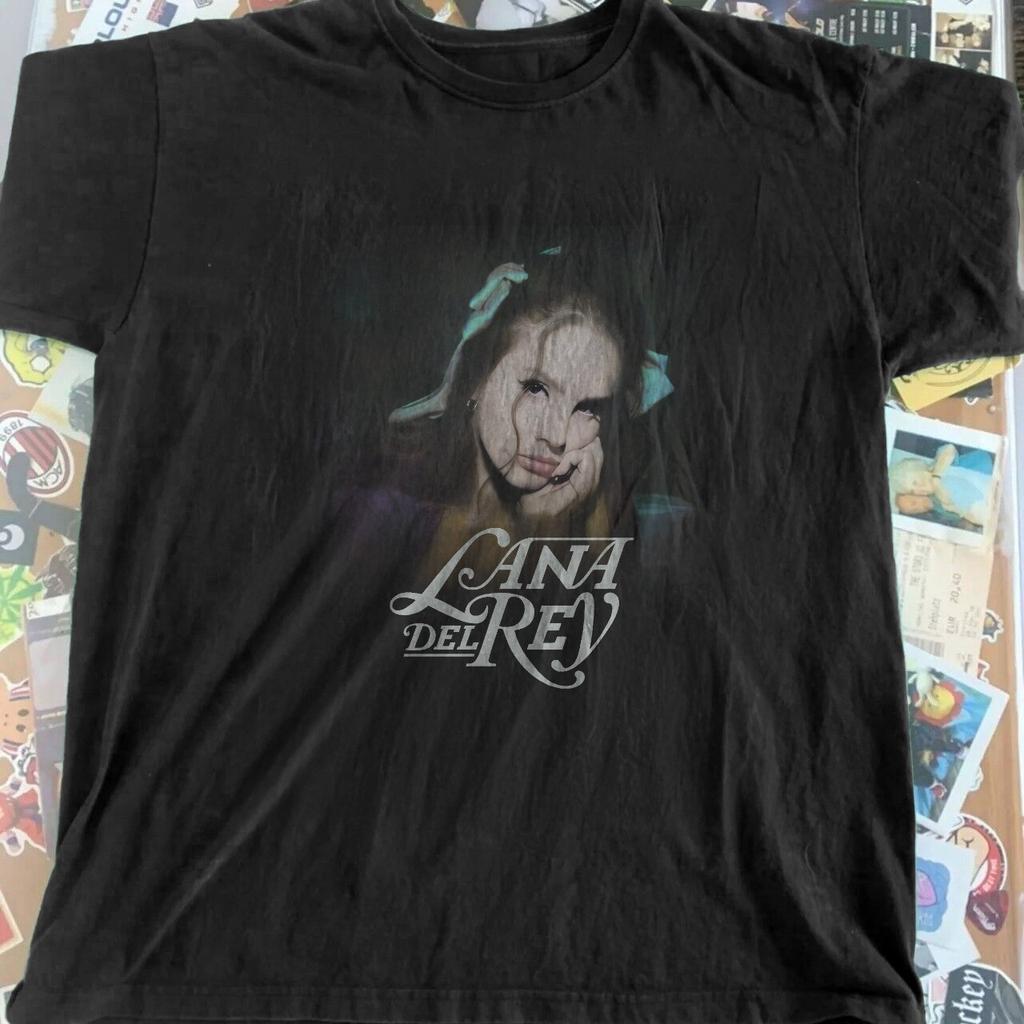 Lana Del Rey Indie Pop Singer Retro Portrait Vintage Graphic Tee